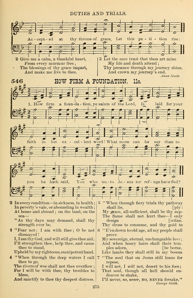 Hymn and Tune Book of the Methodist Episcopal Church, South (Round Note Ed.) page 275