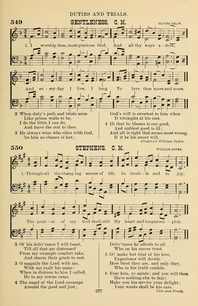 Hymn and Tune Book of the Methodist Episcopal Church, South (Round Note Ed.) page 277