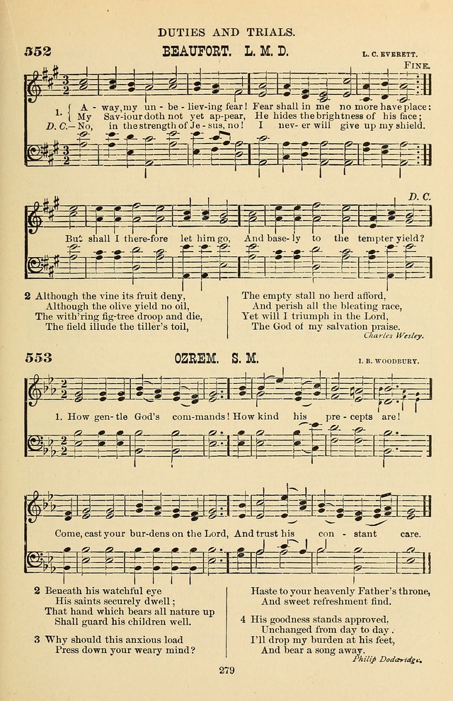 Hymn and Tune Book of the Methodist Episcopal Church, South (Round Note Ed.) page 279