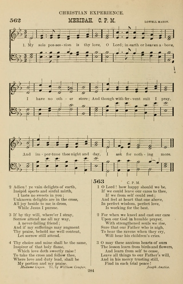 Hymn and Tune Book of the Methodist Episcopal Church, South (Round Note Ed.) page 284