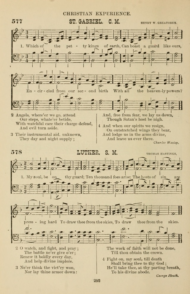 Hymn and Tune Book of the Methodist Episcopal Church, South (Round Note Ed.) page 292