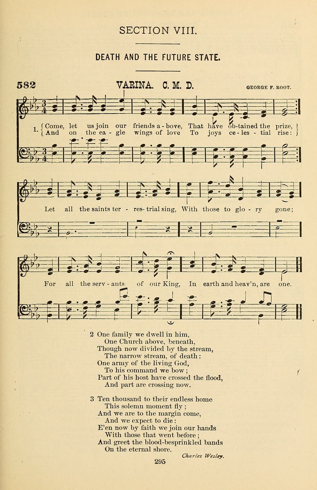 Hymn and Tune Book of the Methodist Episcopal Church, South (Round Note Ed.) page 295