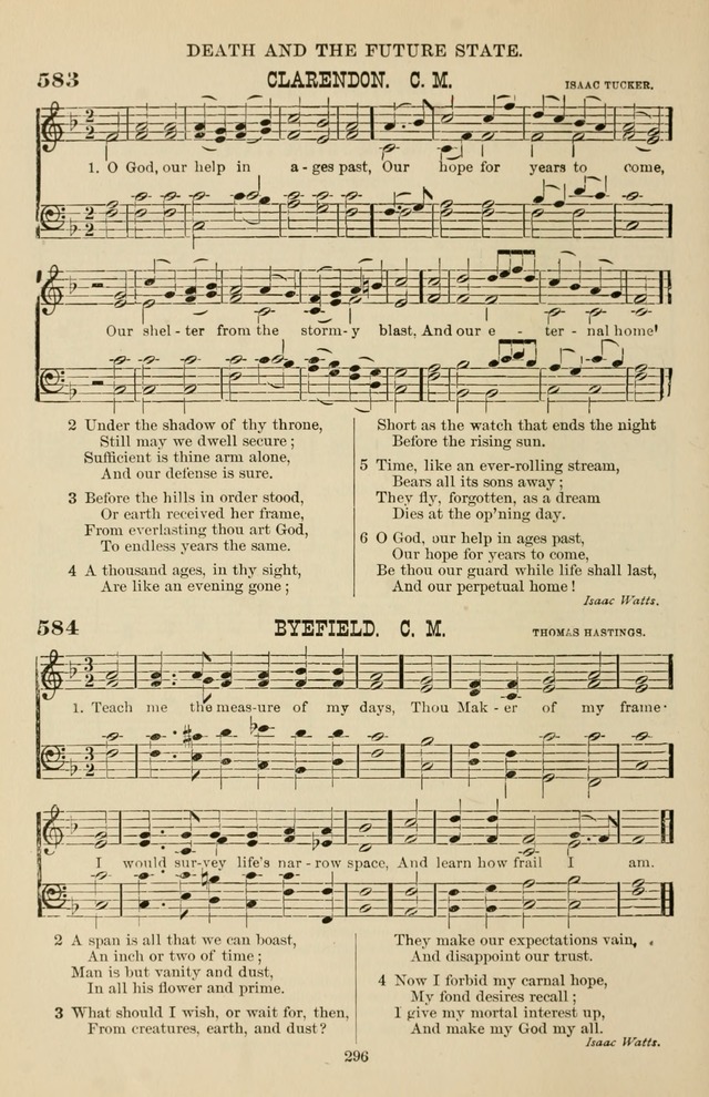 Hymn and Tune Book of the Methodist Episcopal Church, South (Round Note Ed.) page 296