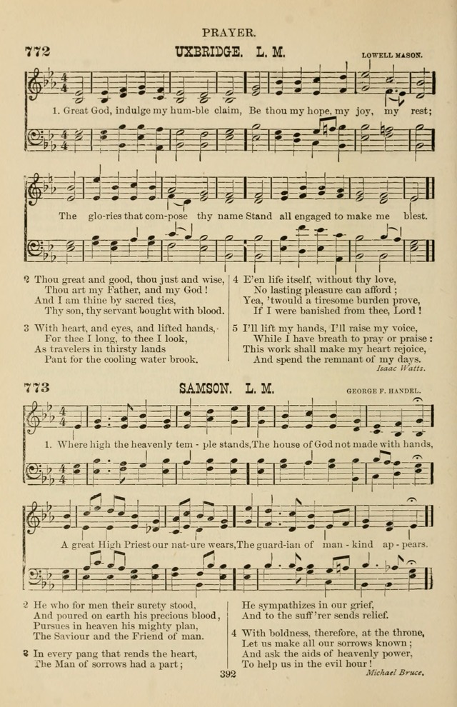 Hymn and Tune Book of the Methodist Episcopal Church, South (Round Note Ed.) page 392