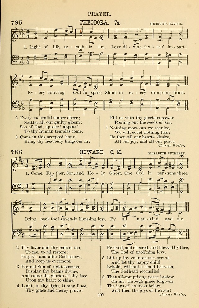 Hymn and Tune Book of the Methodist Episcopal Church, South (Round Note Ed.) page 397