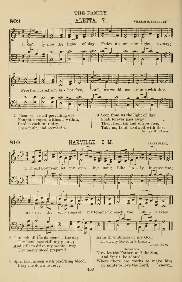 Hymn and Tune Book of the Methodist Episcopal Church, South (Round Note Ed.) page 408