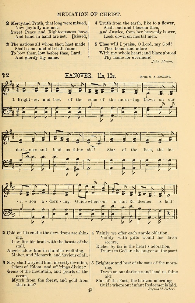 Hymn and Tune Book of the Methodist Episcopal Church, South (Round Note Ed.) page 43