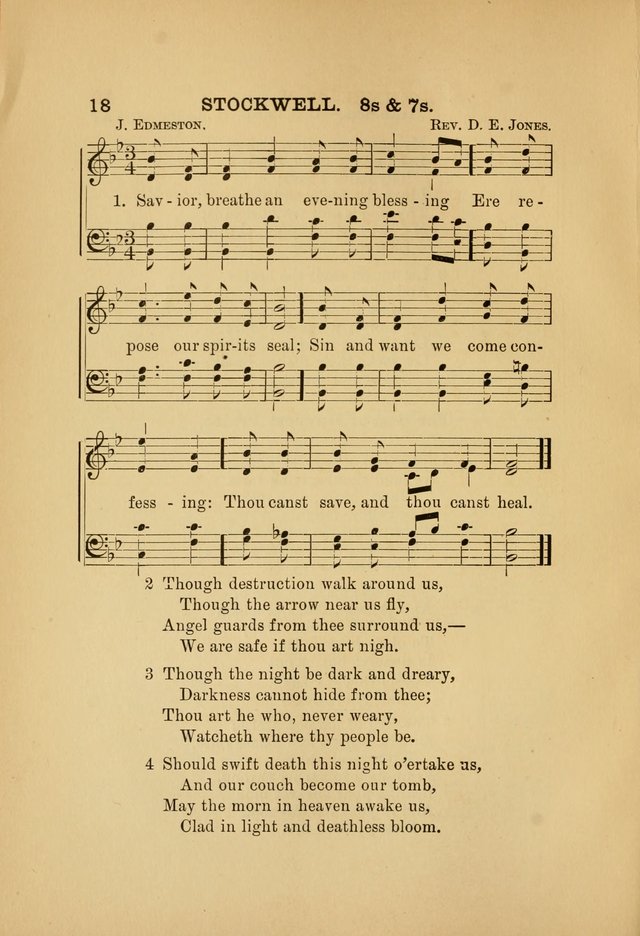 Hymn and Tune Book: for Schools and Colleges page 18
