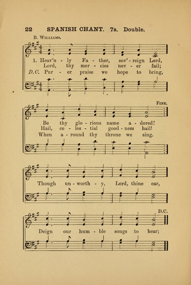 Hymn and Tune Book: for Schools and Colleges page 22