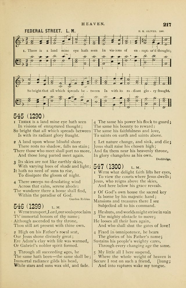 Hymn and Tune Book for Use in Old School or Primitive Baptist Churches page 217