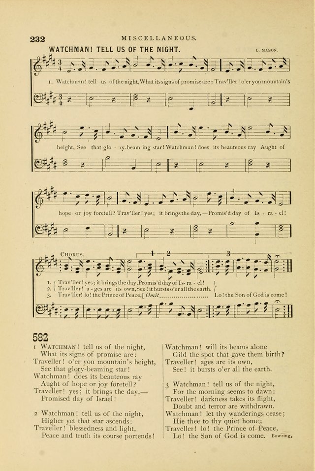 Hymn and Tune Book for Use in Old School or Primitive Baptist Churches page 232