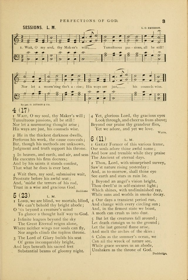Hymn and Tune Book for Use in Old School or Primitive Baptist Churches page 3