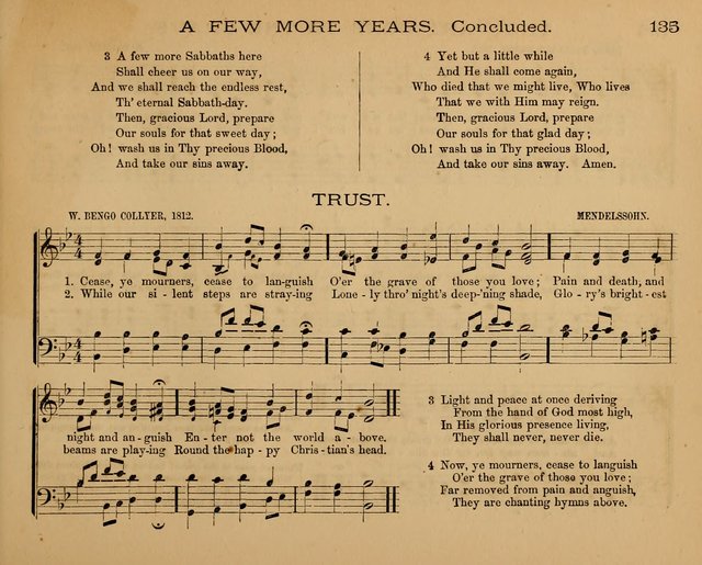The Hymnary with Tunes: a collection of music for Sunday schools page 135