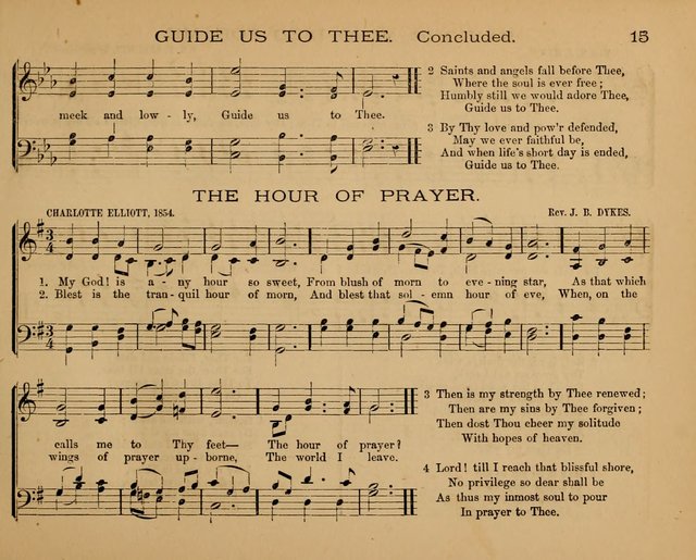 The Hymnary with Tunes: a collection of music for Sunday schools page 15