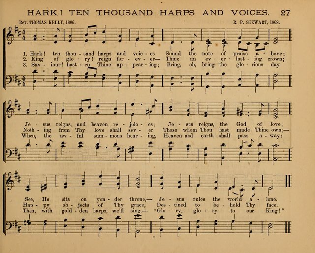 The Hymnary with Tunes: a collection of music for Sunday schools page 27