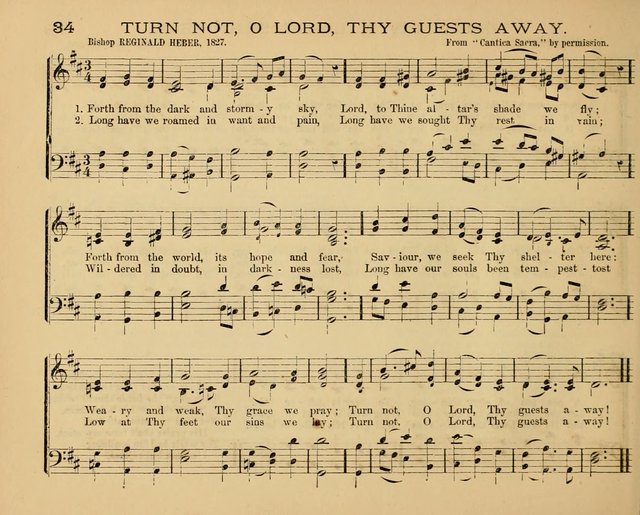 The Hymnary with Tunes: a collection of music for Sunday schools page 34