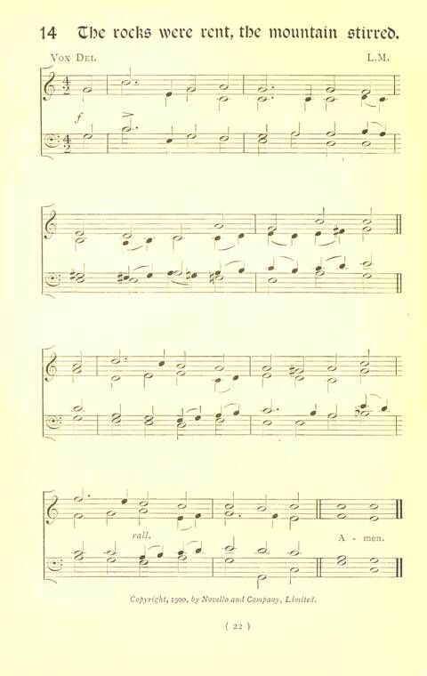 Hymn Tunes and Carols page 22