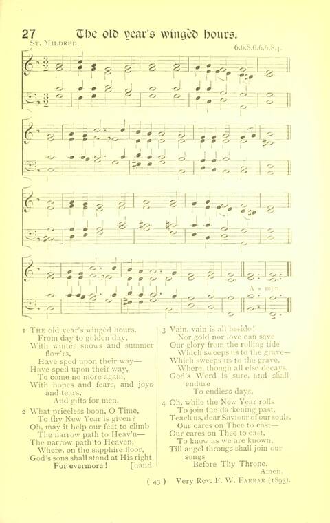 Hymn Tunes and Carols page 43
