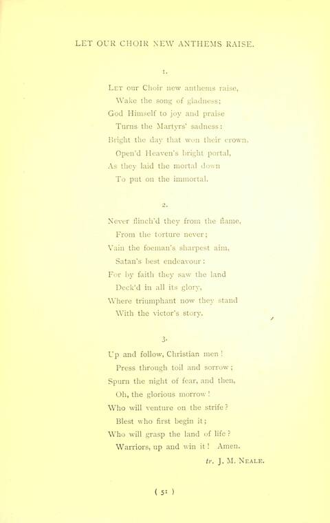 Hymn Tunes and Carols page 51