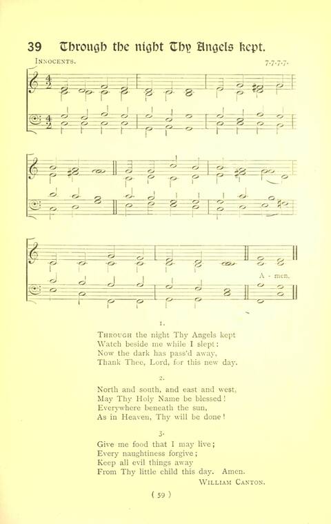 Hymn Tunes and Carols page 59