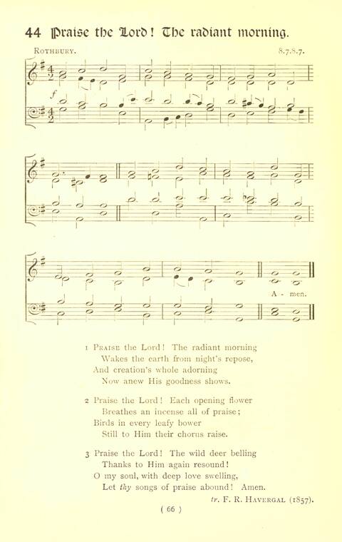 Hymn Tunes and Carols page 66