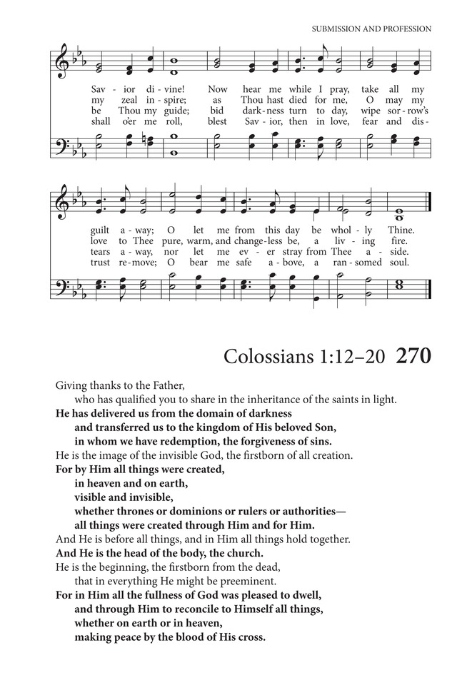 Hymns to the Living God page 216
