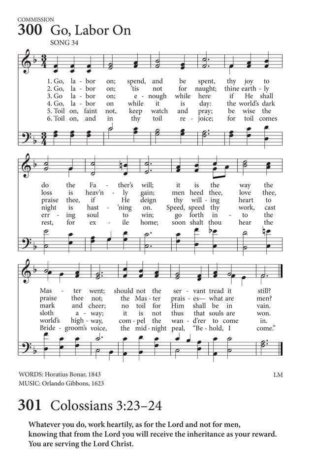 Hymns to the Living God page 239