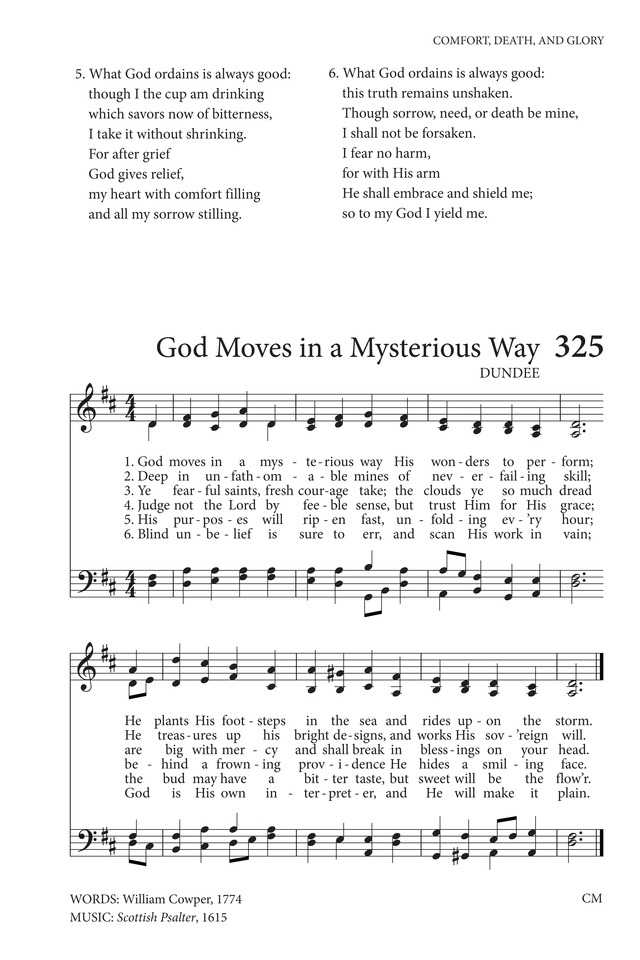 Hymns to the Living God page 260