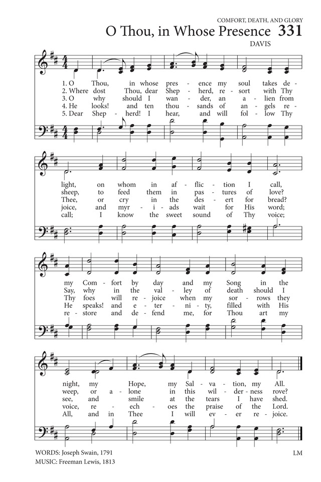 Hymns to the Living God page 264