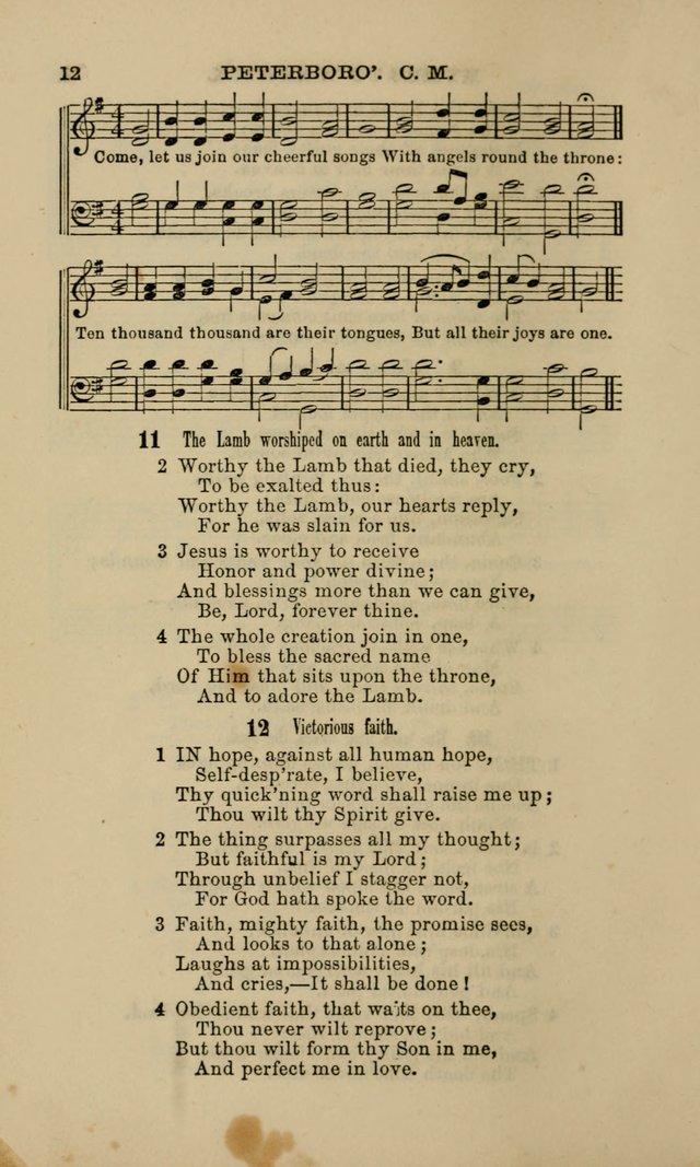 Hymns and Tunes for Prayer and Social Meetings page 12
