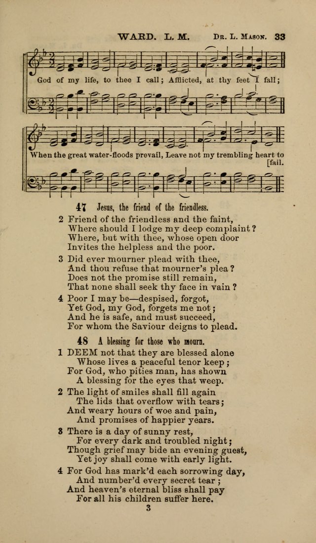 Hymns and Tunes for Prayer and Social Meetings page 33