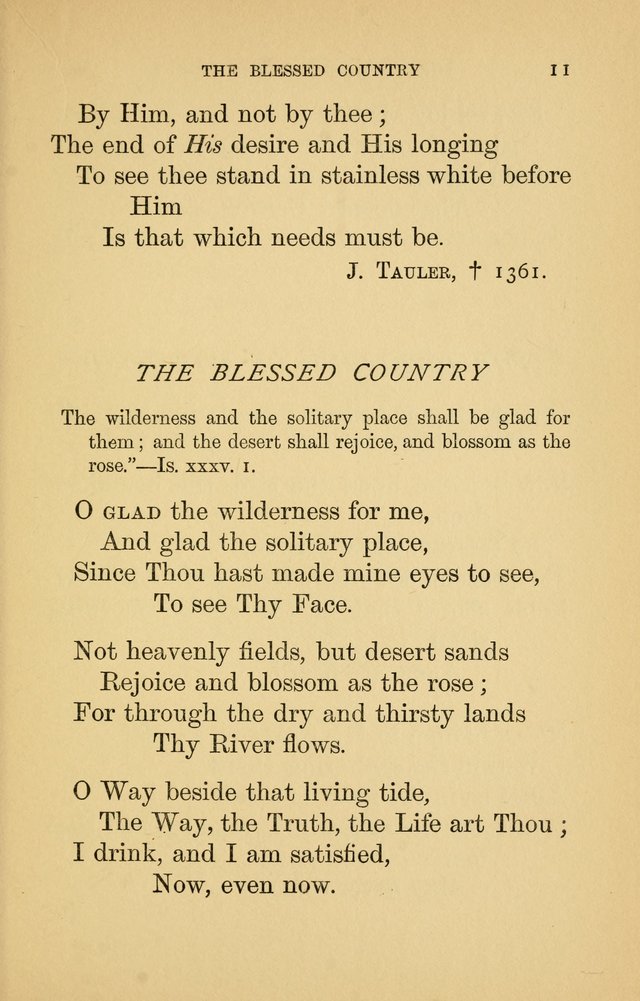 Hymns of Ter Steegen and Others (Second Series) page 11