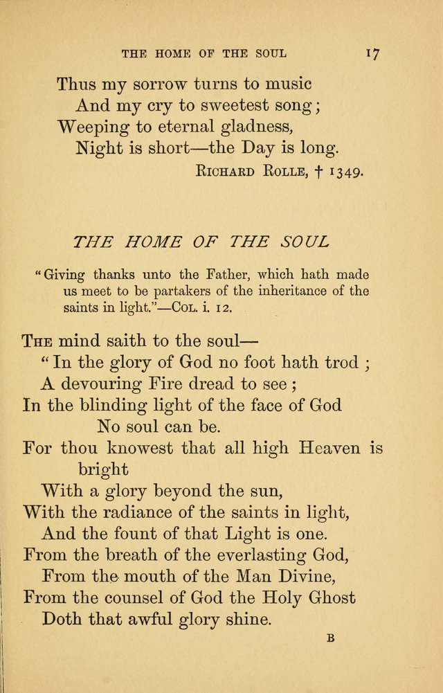 Hymns of Ter Steegen and Others (Second Series) page 17