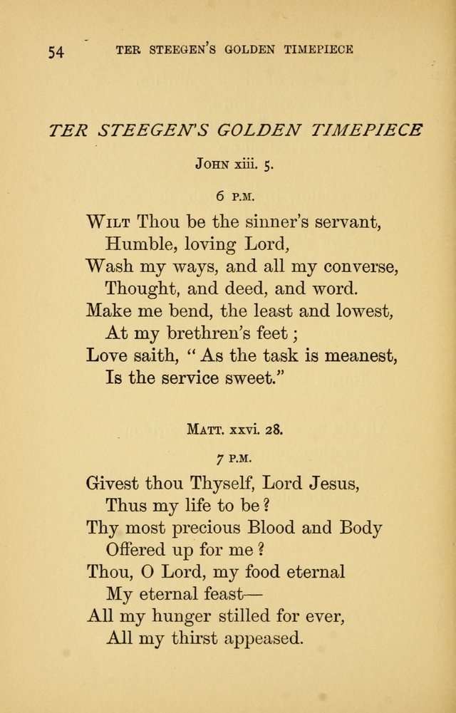 Hymns of Ter Steegen and Others (Second Series) page 54