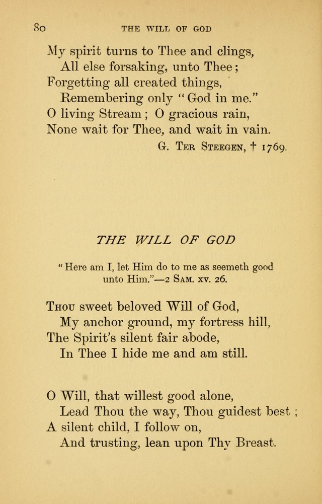 Hymns of Ter Steegen and Others (Second Series) page 80