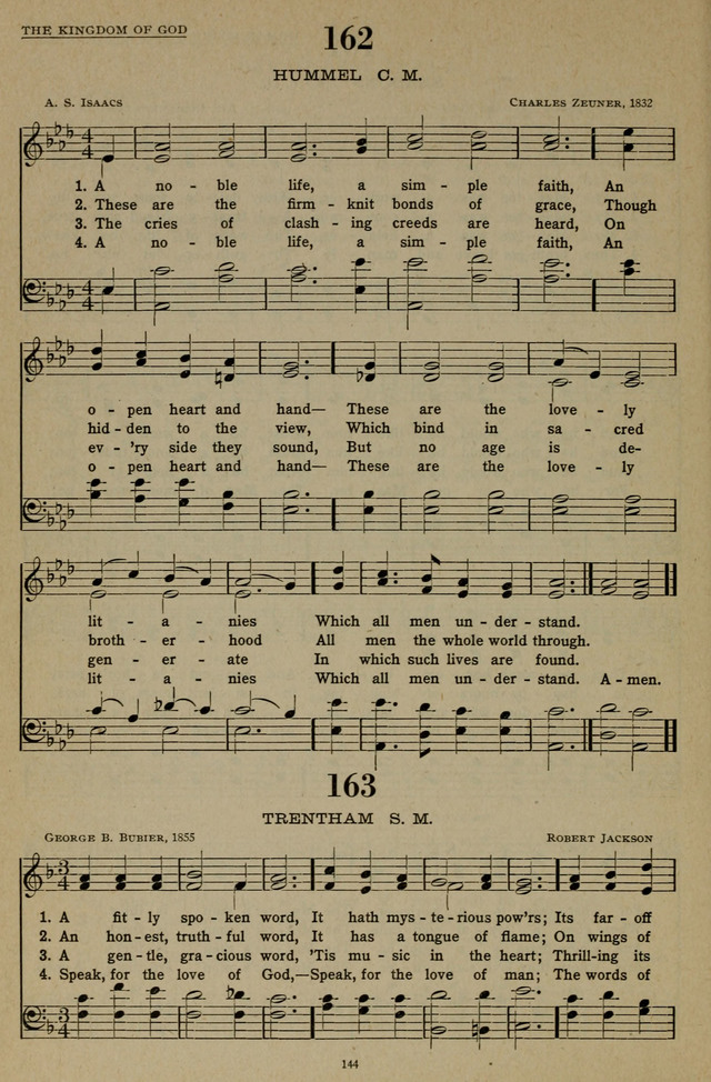 Hymns of the United Church page 144