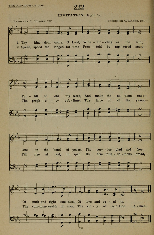 Hymns of the United Church page 196