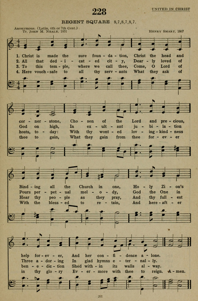 Hymns of the United Church page 201