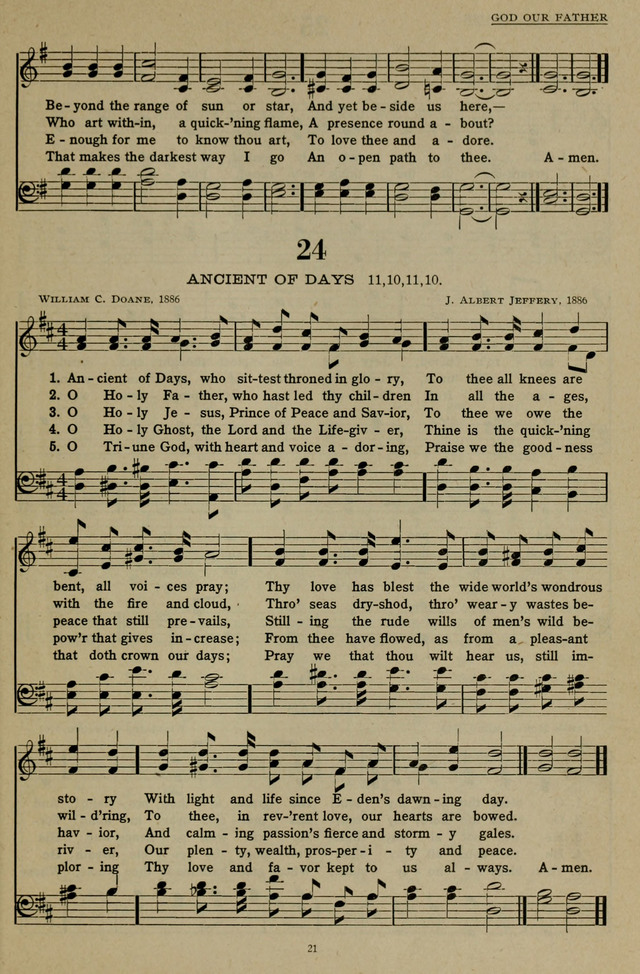 Hymns of the United Church page 21