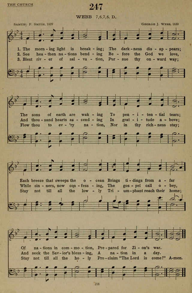 Hymns of the United Church page 218