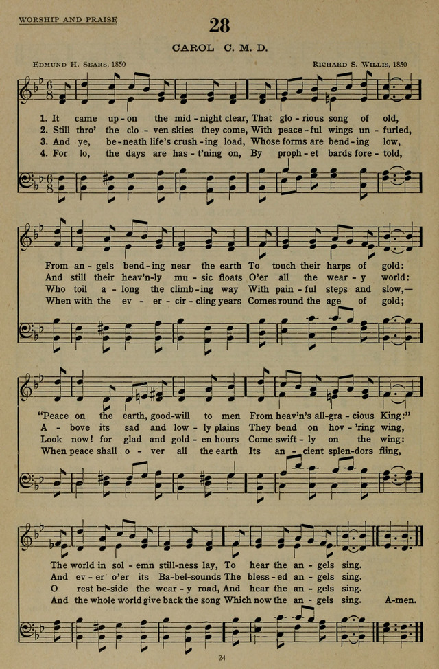 Hymns of the United Church page 24