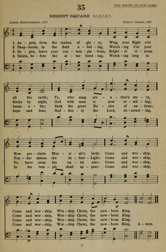 Hymns of the United Church page 31