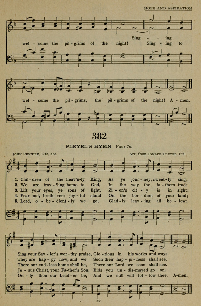 Hymns of the United Church page 335
