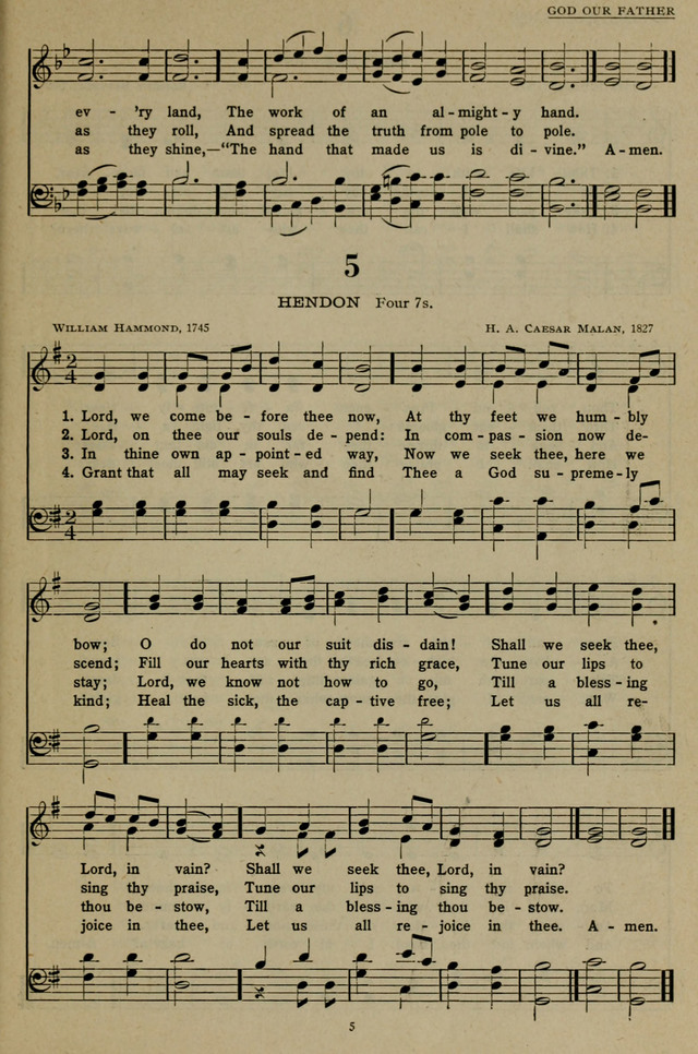 Hymns of the United Church page 5