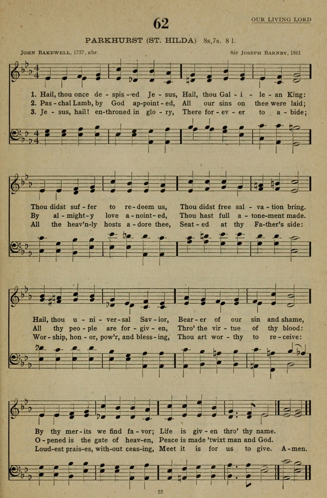 Hymns of the United Church page 55