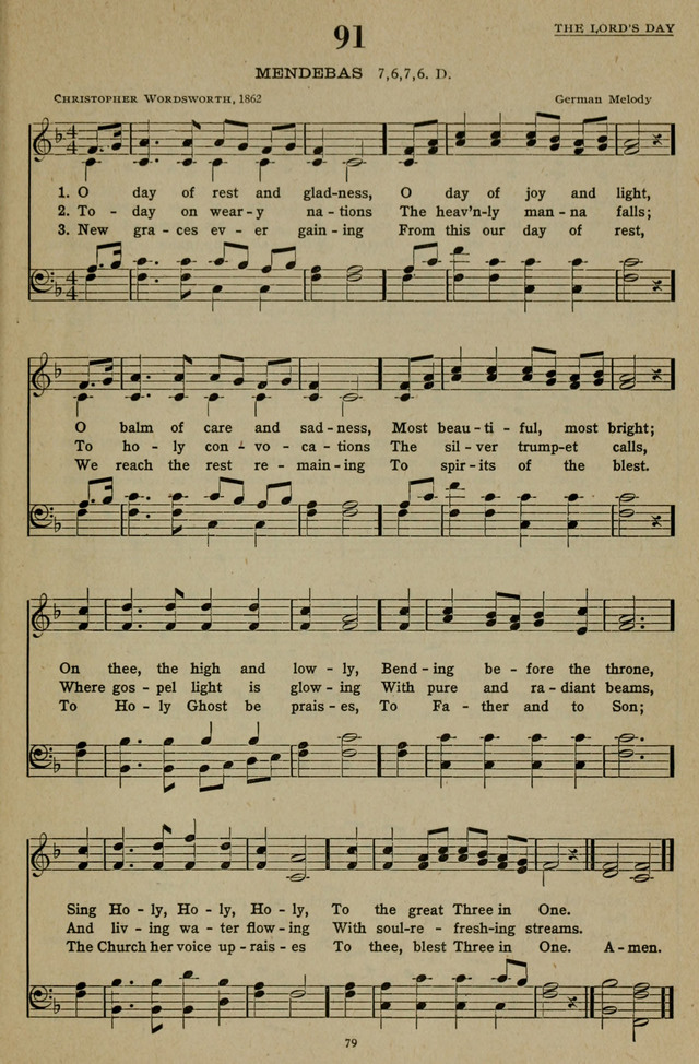 Hymns of the United Church page 79