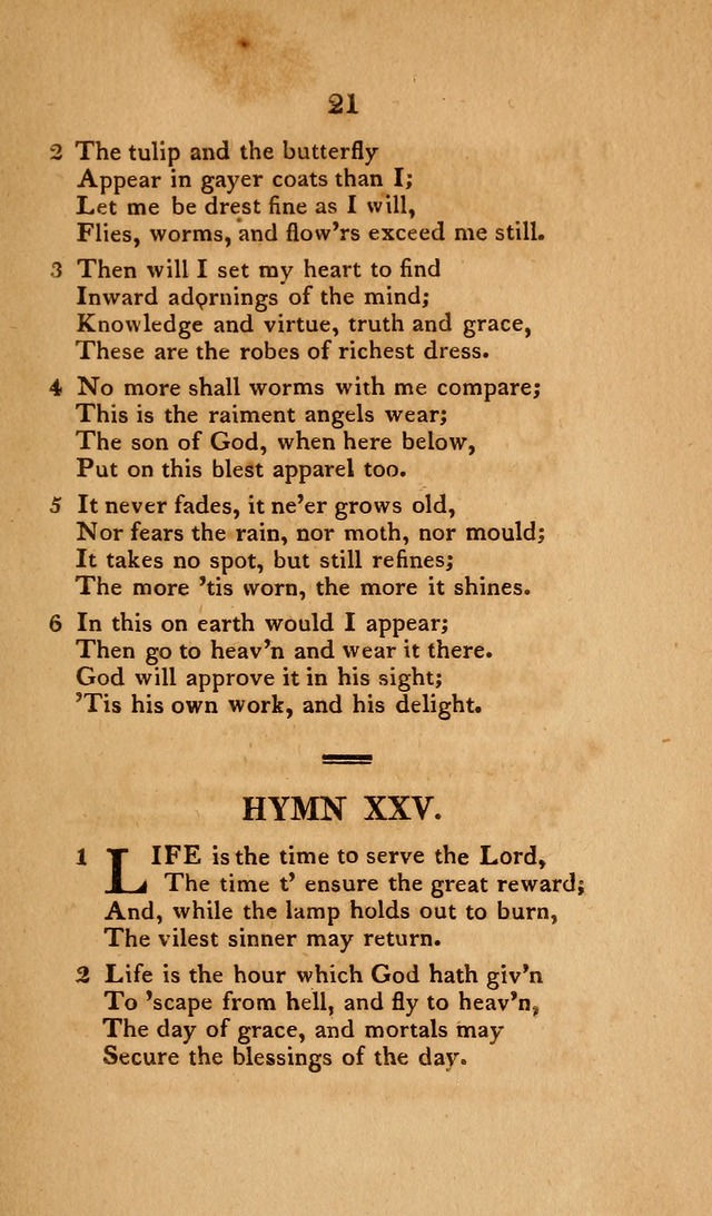 Hymns for the Use of Children page 21