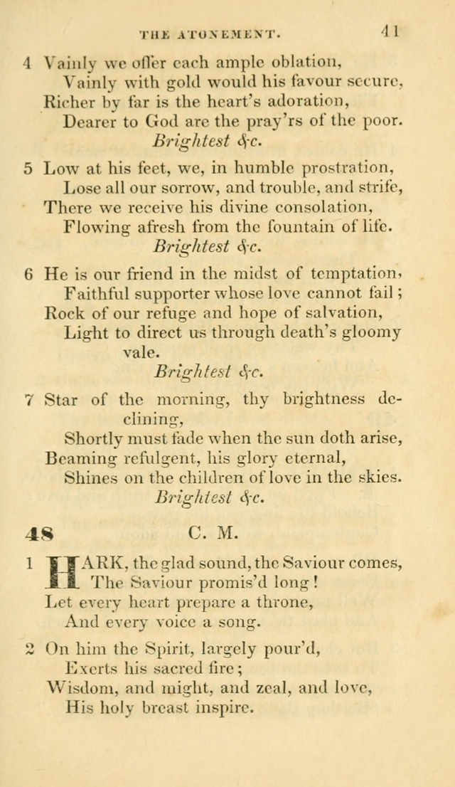 Hymns selected from various authors: for the use of the Evangelical Association, and all lovers of pious devotion (5th ed.) page 41
