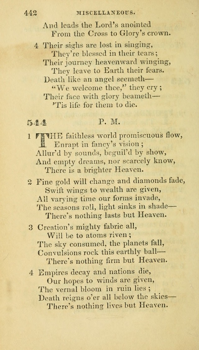 Hymns selected from various authors: for the use of the Evangelical Association, and all lovers of pious devotion (5th ed.) page 454