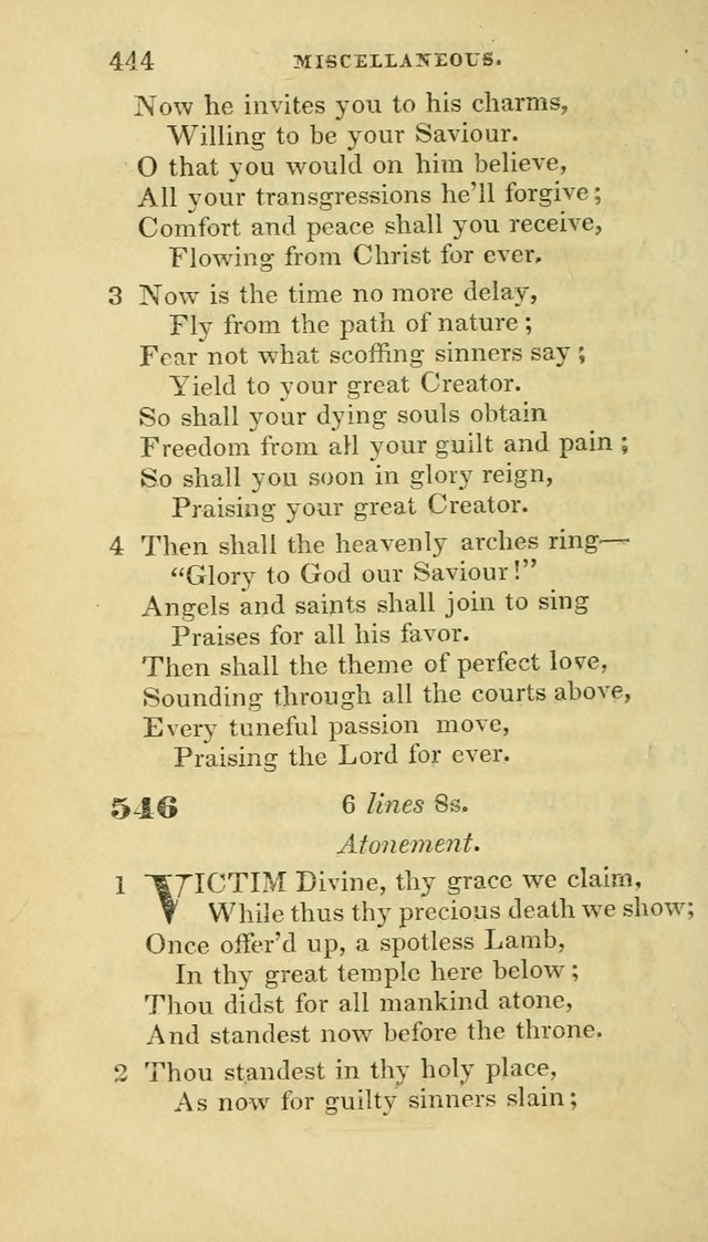 Hymns selected from various authors: for the use of the Evangelical Association, and all lovers of pious devotion (5th ed.) page 456